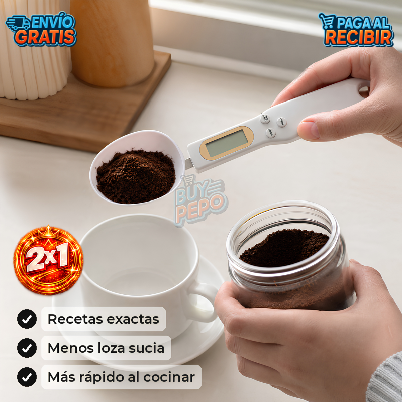 SpoonScale™ 🥄 - Cuchara balanza digital ⚖️