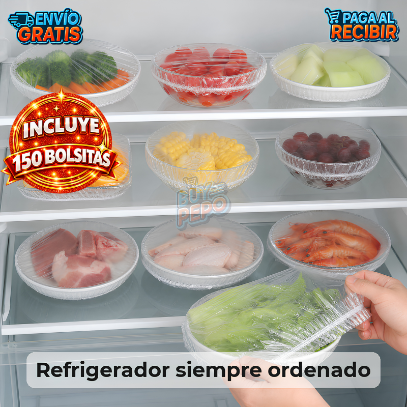 FreshPack™ 🥡 - 150 bolsas para comida ✨