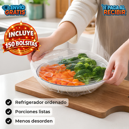 FreshPack™ 🥡 - 150 bolsas para comida ✨