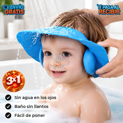 BathShield™ 🛁 - Gorro de baño infantil 💧