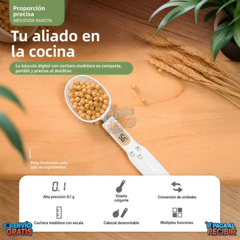 SpoonScale™ 🥄 - Cuchara balanza digital ⚖️