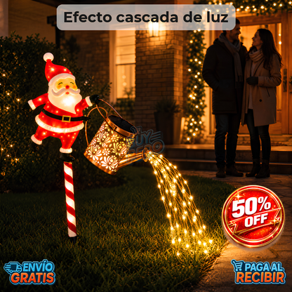 GlowSanta™ 🎅 - Estaca solar navideña LED ✨