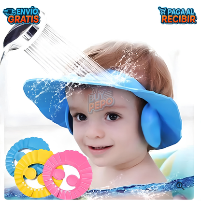 BathShield™ 🛁 - Gorro de baño infantil 💧