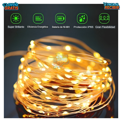 SunGlow™ ✨ - Luces solares 10 metros ☀️