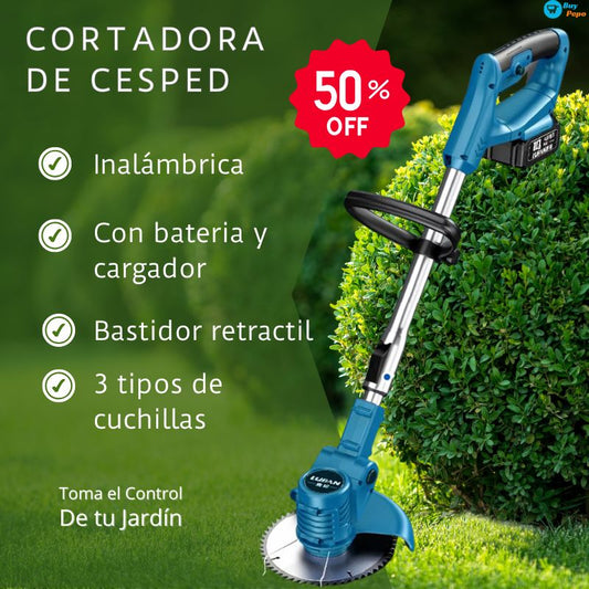 CORTACÉSPED Inalámbrico Retráctil - Incluye Batería 🌱⚡