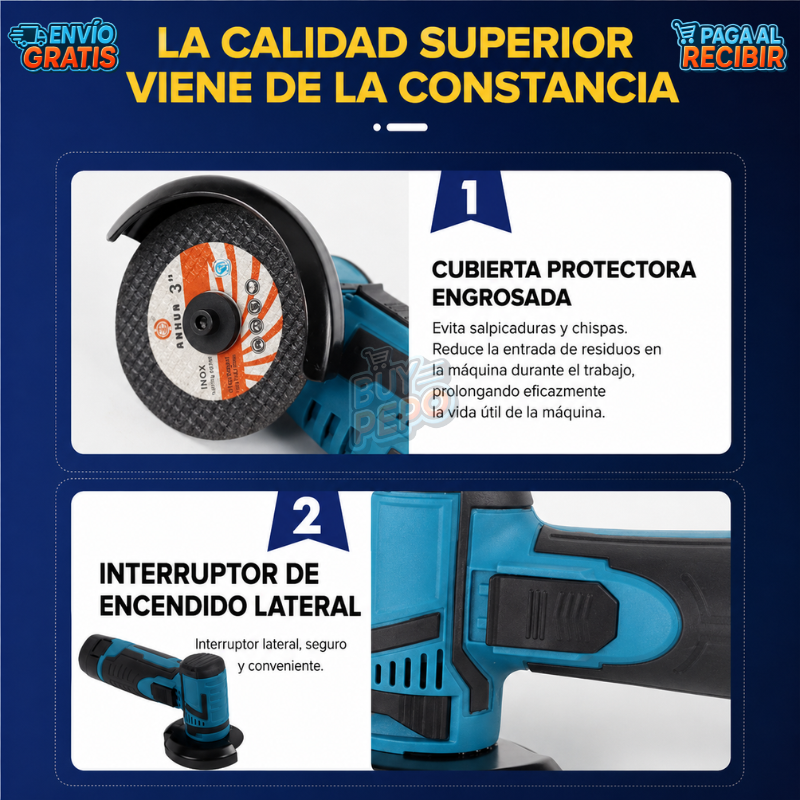 CutMax™ ⚡ - Mini Amoladora Inalámbrica 🔧