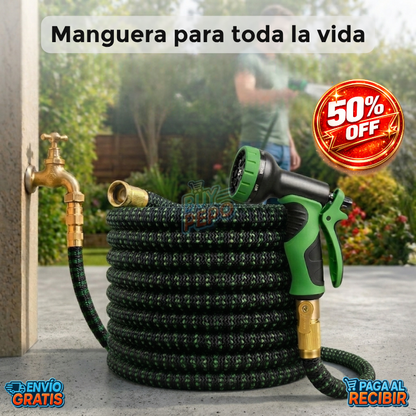 FlowMax™ 💦 - Manguera expandible 30m 💧