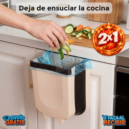 FoldBin™ 🗑️ - Basurero plegable multiuso ♻️
