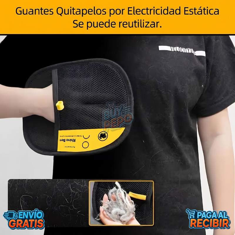 FurSwipe™ 🐾 - Guante quita pelos ✨
