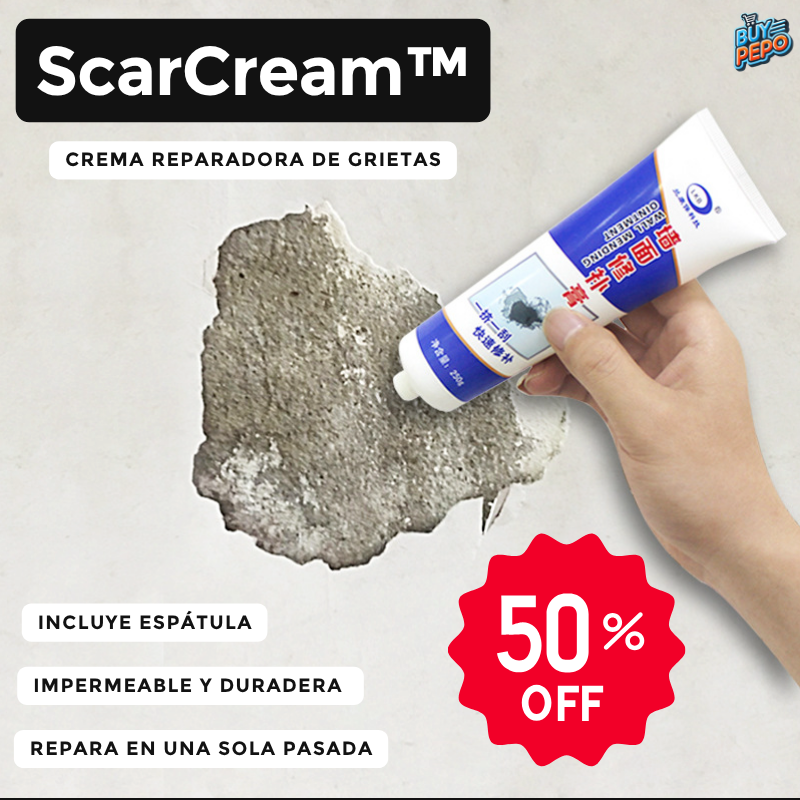 ScarCream™ – 🛠️ Crema Reparadora De Grietas 🧹