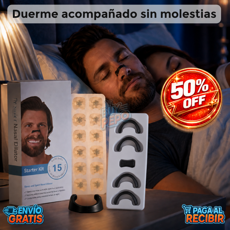 MagnoBreath™ 😴 - Tiras antironquidos nasales 👃