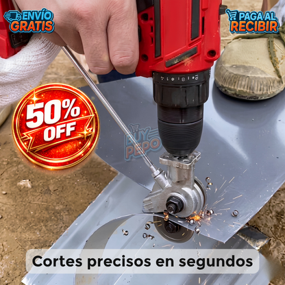 MetalCut Pro™ ⚙️ - Cortador para taladro ✂️