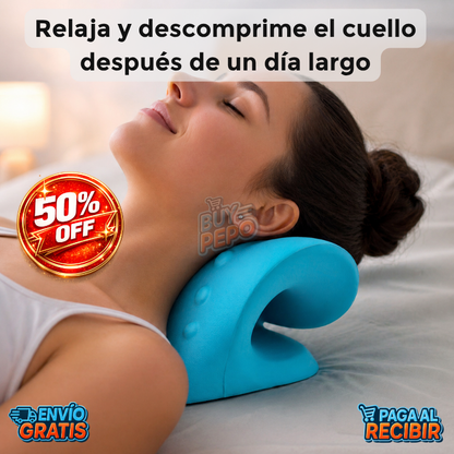NeckRelief™ 💤 - Cojín cervical alivio cuello 💆‍♂️