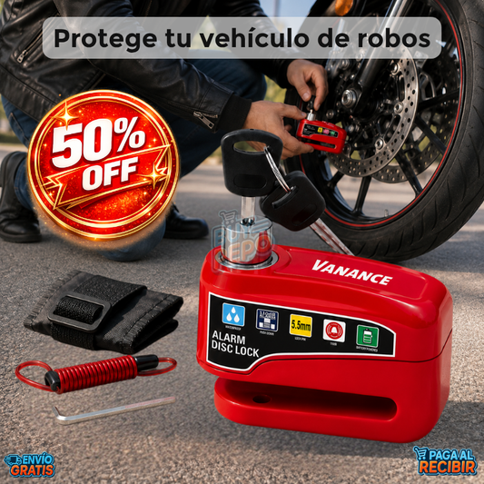 SecureLock™ 🔒 - Candado para moto y bici 🛵