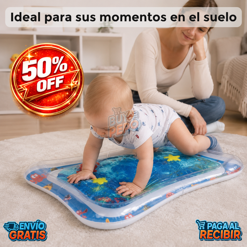 SensoryPlay™ 🧸 - Alfombra sensorial para bebés ✨