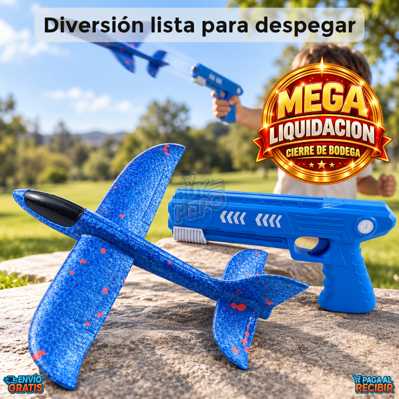 SkyBlast™ 🚀 - Pistola lanza aviones ✈️