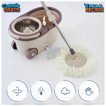 SpinMop™ 🪣 - Balde centrifugado limpieza ✨