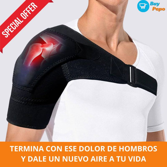 AlivioMax® Hombro 💪💯 - Hombrera de Compresión Ajustable 🔄👌