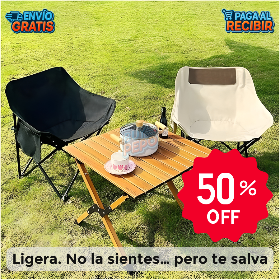 TrailSeat™ 🏕️ – Silla plegable portátil 🎒