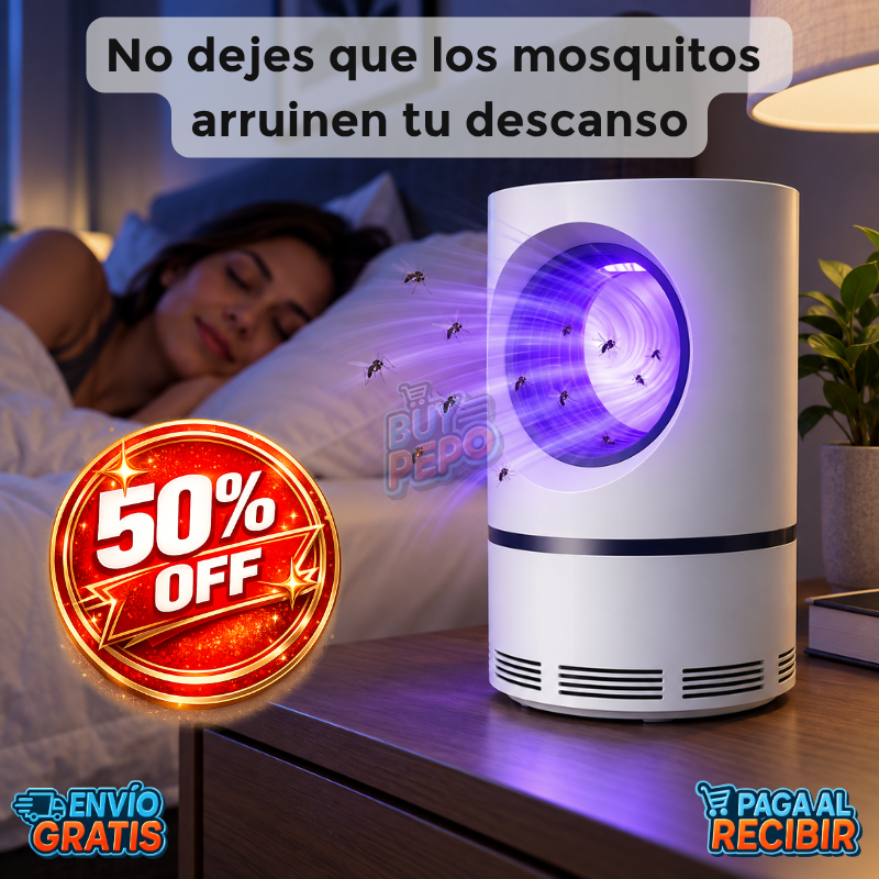 VioletTrap™ 💜 - Lámpara UV antimosquitos 💡