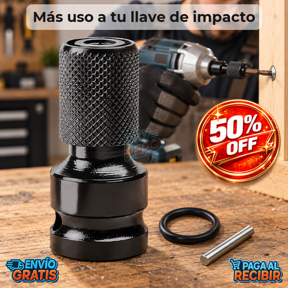 SwiftBit™ 🔧 - Adaptador impacto a puntas ⚡