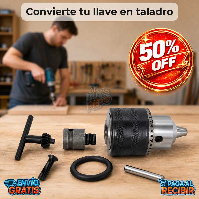 DrillSwap™ 🔩 - Adaptador portabrocas para impacto 🛠️