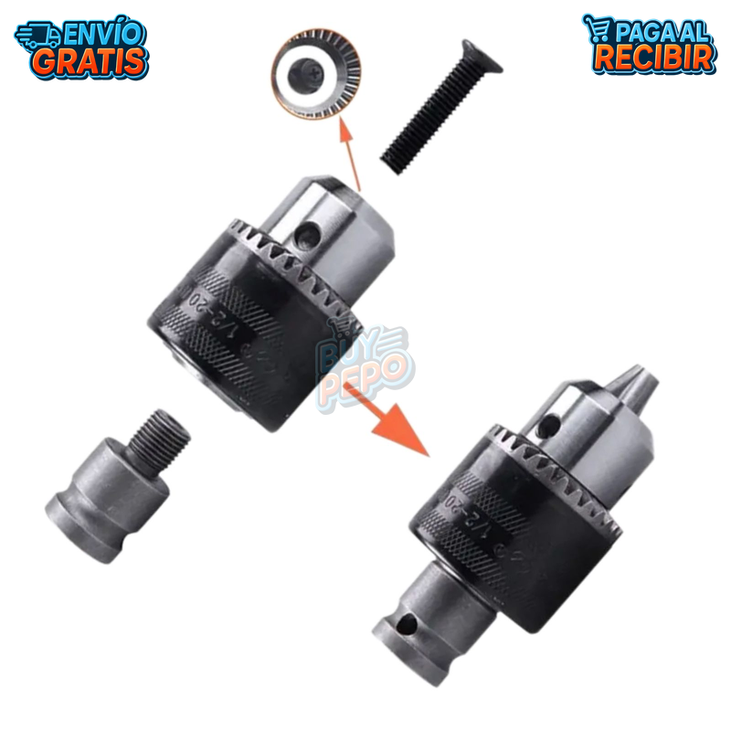 DrillSwap™ 🔩 - Adaptador portabrocas para impacto 🛠️