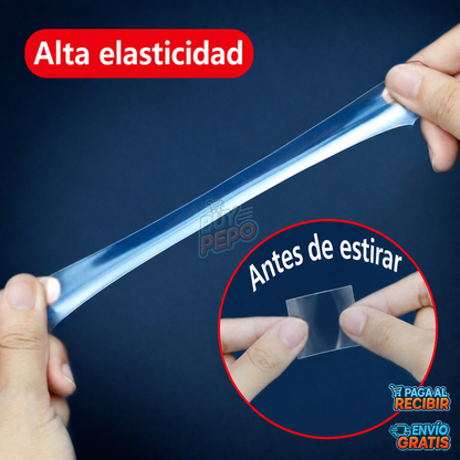 NanoGrip™ 🧲 - Cinta doble cara reutilizable ✨