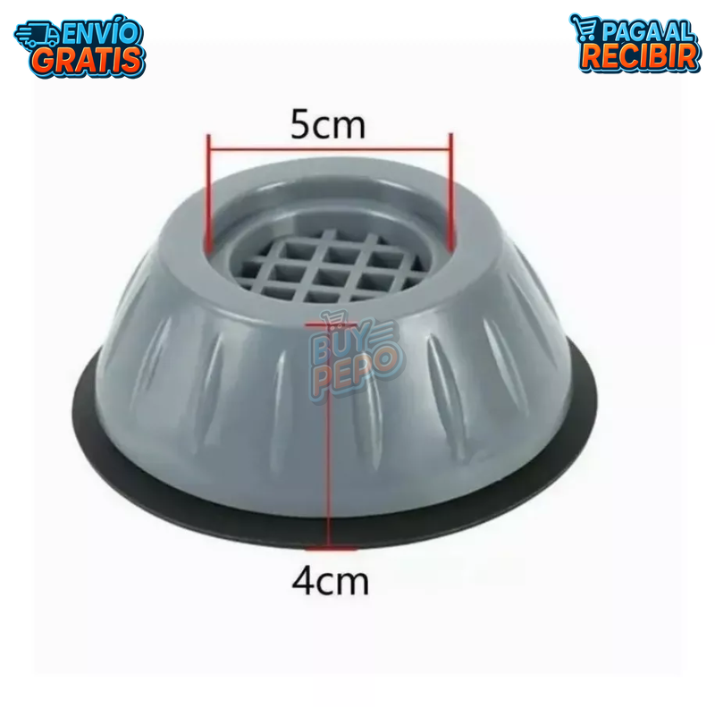 StillWash™ 🧺 - Soportes antivibración para lavadora 🔇