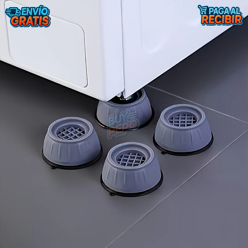 StillWash™ 🧺 - Soportes antivibración para lavadora 🔇