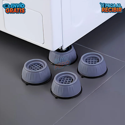 StillWash™ 🧺 - Soportes antivibración para lavadora 🔇