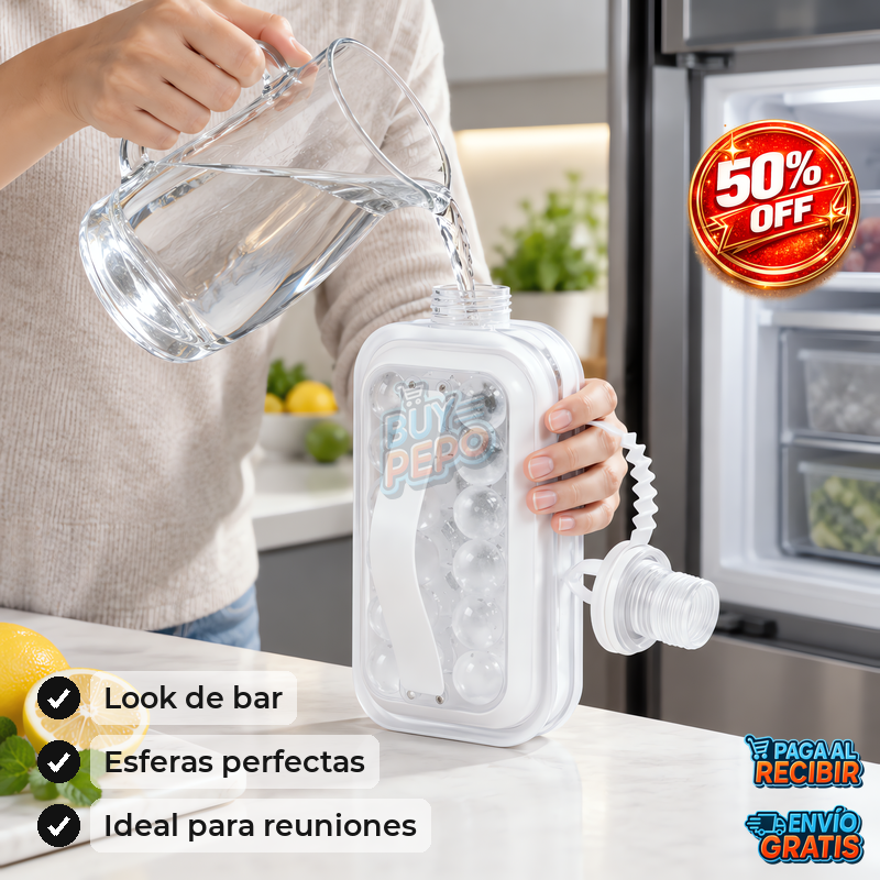 IceOrb™ 🧊 - Molde botella esferas hielo 🥃