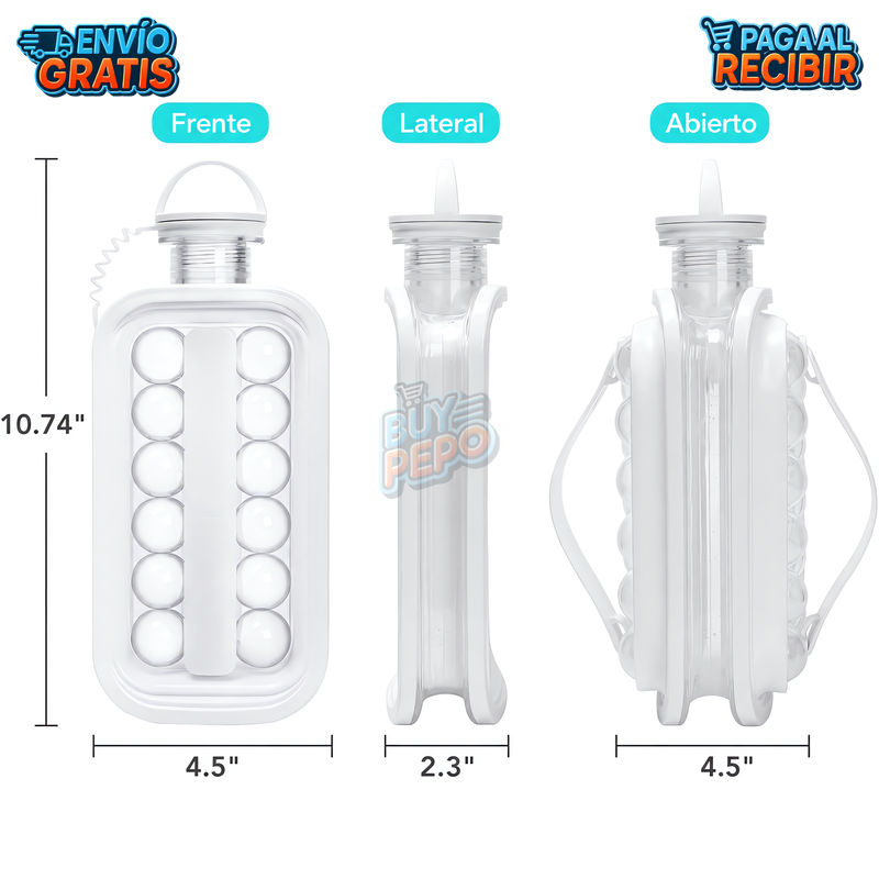 IceOrb™ 🧊 - Molde botella esferas hielo 🥃