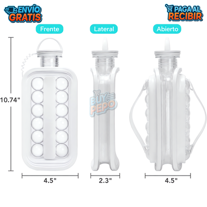 IceOrb™ 🧊 - Molde botella esferas hielo 🥃