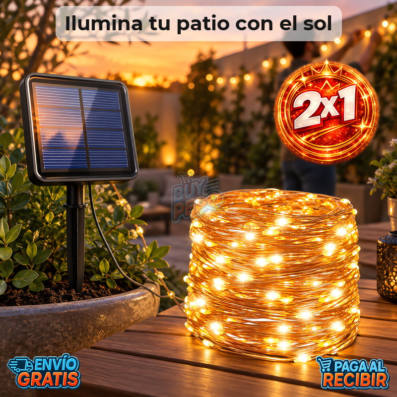 SunGlow™ ✨ - Luces solares 10 metros ☀️