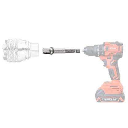 Adaptador de dados 1/4 a 3/8 para taladro