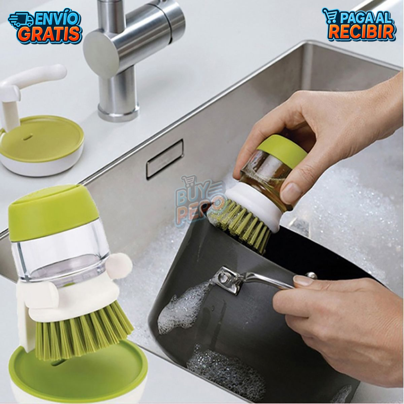 SoapBrush™ 🧽 - Cepillo dispensador de jabón 🫧