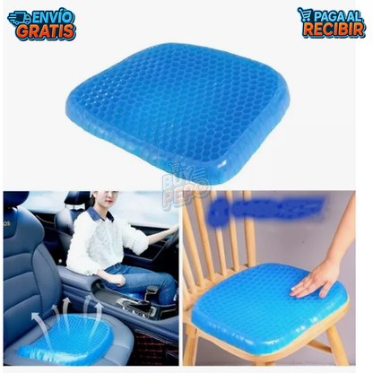SeatGel™ 💺 - Cojín de gel flexible ✨