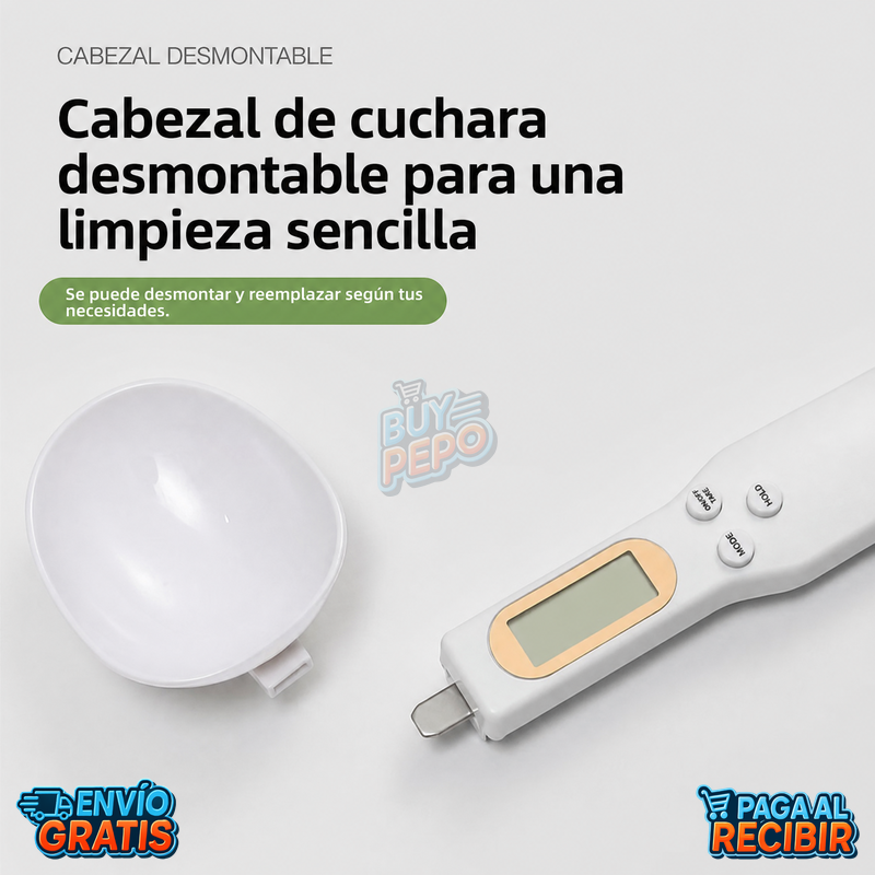 SpoonScale™ 🥄 - Cuchara balanza digital ⚖️