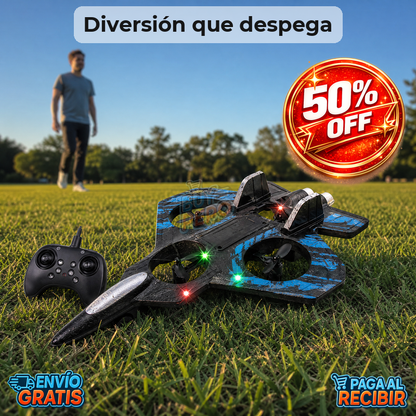 SkyStrike™ ✈️ - Dron avión de combate 🎮