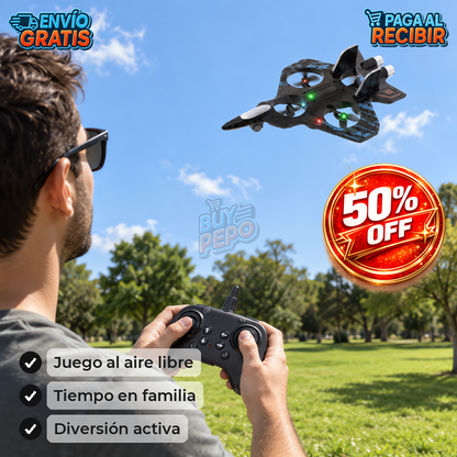 SkyStrike™ ✈️ - Dron avión de combate 🎮