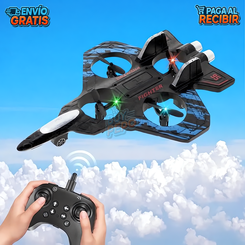 SkyStrike™ ✈️ - Dron avión de combate 🎮