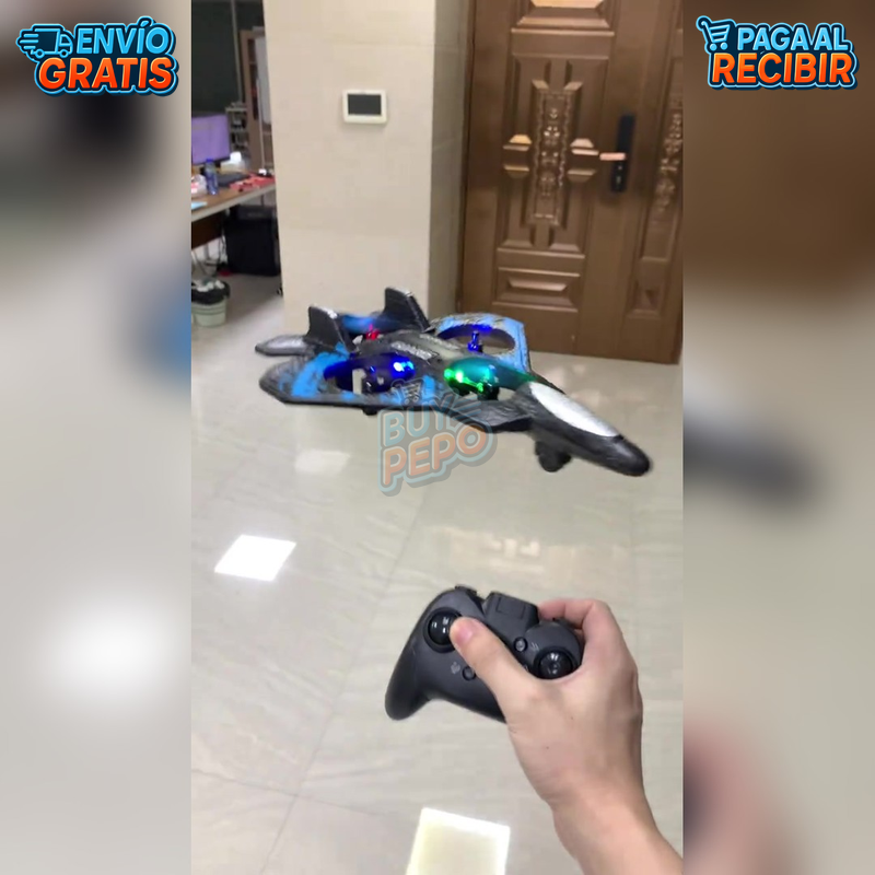SkyStrike™ ✈️ - Dron avión de combate 🎮