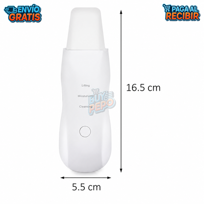 SkinWave™ 🌊 - Espátula facial ultrasónica ✨