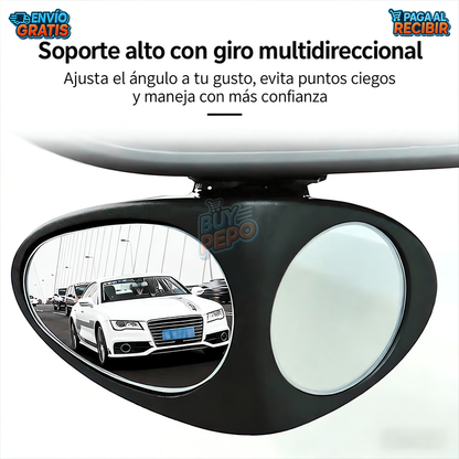 SideView™ 🚗 - Espejo auxiliar doble vista 🔍