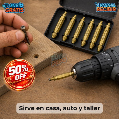 ScrewRescue™ 🔩 - Extractor de tornillos rotos 🛠️