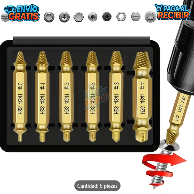 ScrewRescue™ 🔩 - Extractor de tornillos rotos 🛠️