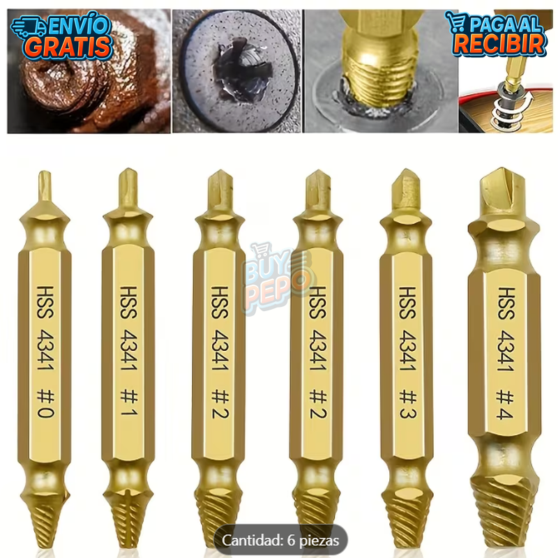 ScrewRescue™ 🔩 - Extractor de tornillos rotos 🛠️