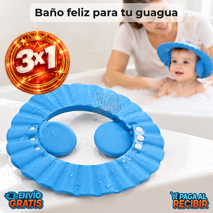BathShield™ 🛁 - Gorro de baño infantil 💧