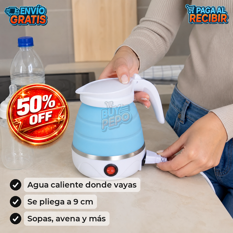BabyBoil™ 🍼 - Hervidor plegable de viaje ✈️